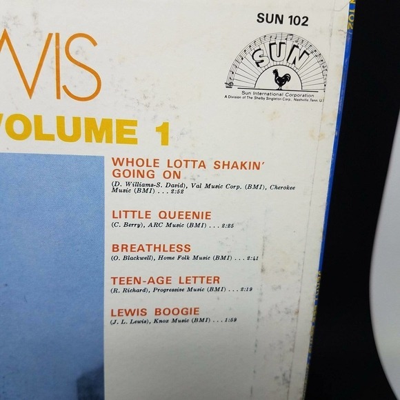 Jerry Lee Lewis Original 1969 Golden Hits Vol.1 Sun Records Vinyl Album LP 33 - Picture 8 of 10